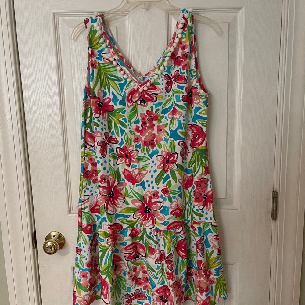 Areya Sleeveless Flounce Dress
